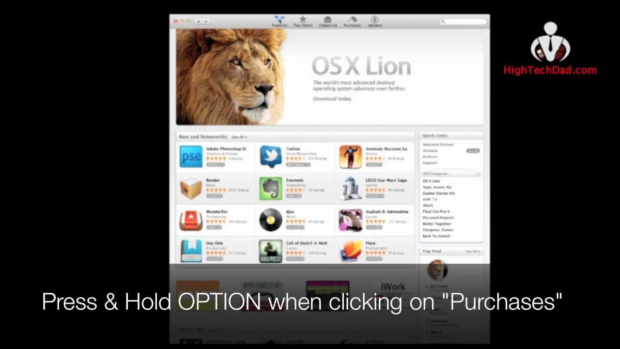 create mac os x lion install disk